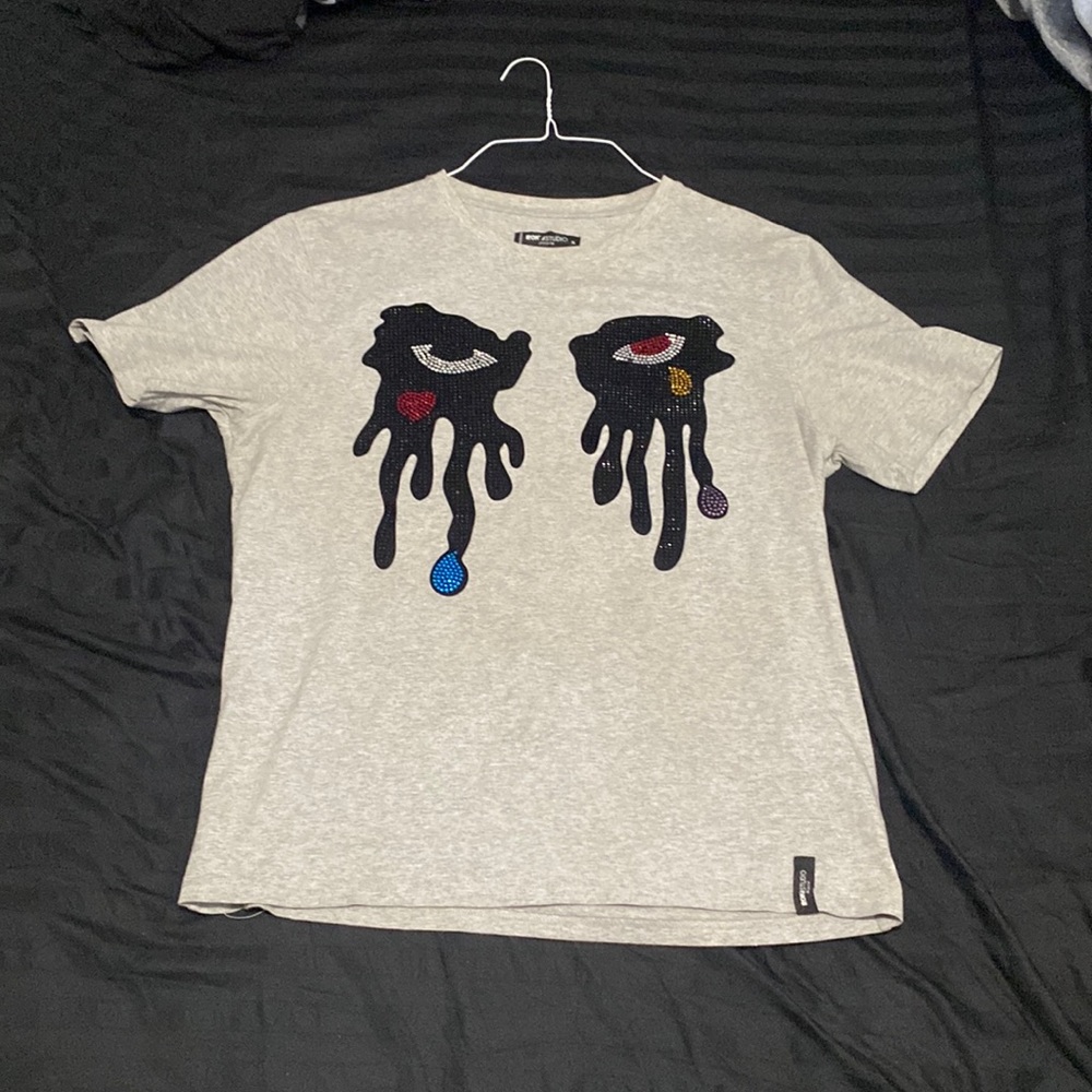 ROKU STUDIOUS RHINESTONE TEE *RARE*